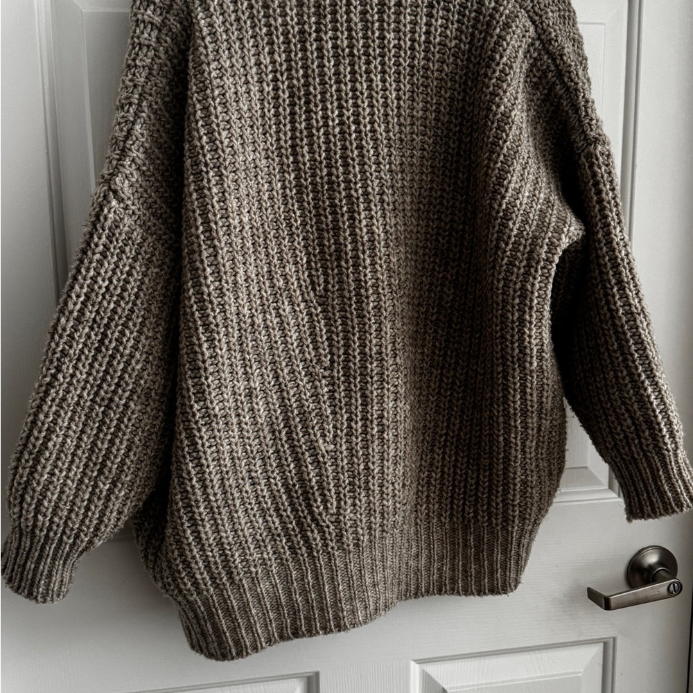 Beige Babaa knit cardigan - Picture 4 of 9